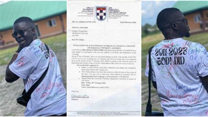 ABUAD: Man Finally Graduates from Nigerian University after 12 Years, Shares How He Got into Trouble