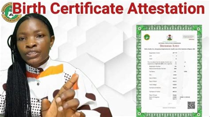 How to get birth certificate Nigeria
