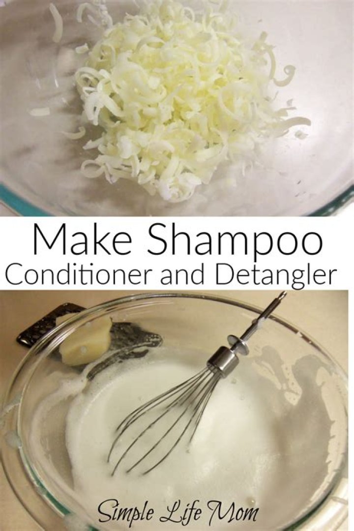 How to make shampoo and conditioner to sell
