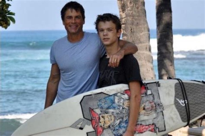 Rob Lowe son loves surfing