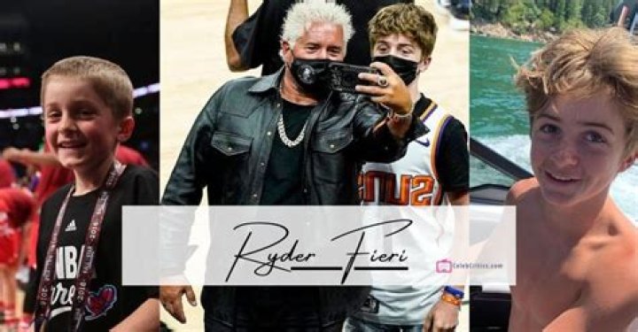 Ryder Fieri- Son of Lori and Restaureur, and TV Host Guy Fieri