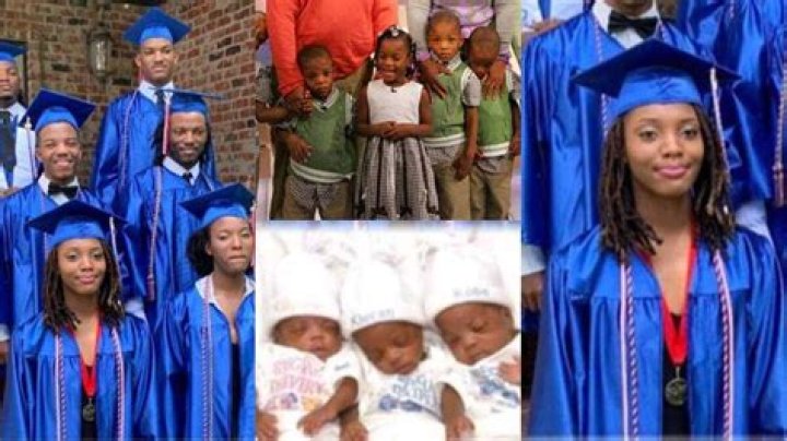 Six Children of Same Family Born in 1 Day Finally Graduate From Secondary School