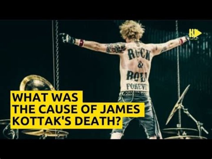What Was Drummer James Kottak's Cause of Death?